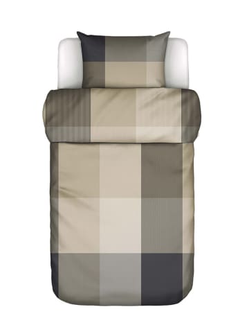 Marc O'Polo Perkal-Bettwäsche-Set ''Erliv'' in Beige/ Braun