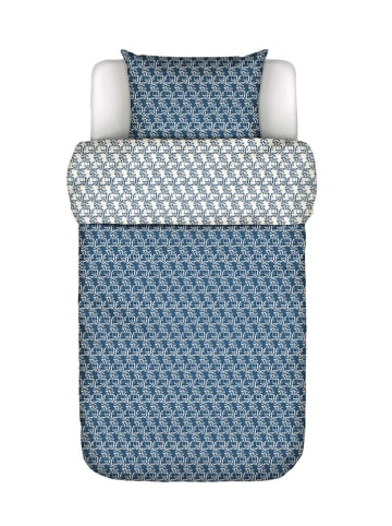 Marc O'Polo Bettwäsche-Set ''Monogram'' in Blau/ Hellblau