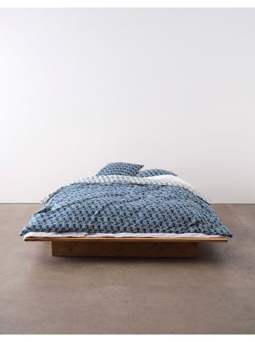 Marc O'Polo Beddengoedset "Monogram" blauw/lichtblauw