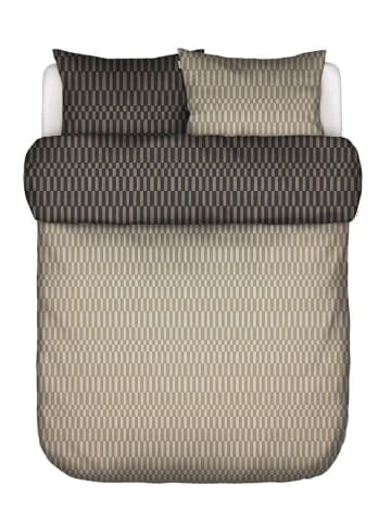 Marc O'Polo Satin-Bettwäsche-Set ''Sillia'' in Beige/ Braun