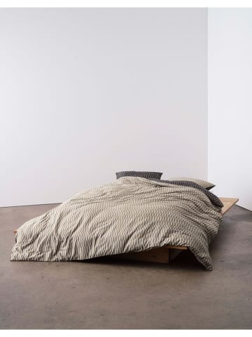 Marc O'Polo Satijnen beddengoedset "Sillia" beige/bruin