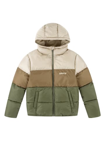 Levi's Kids Doorgestikte jas kaki