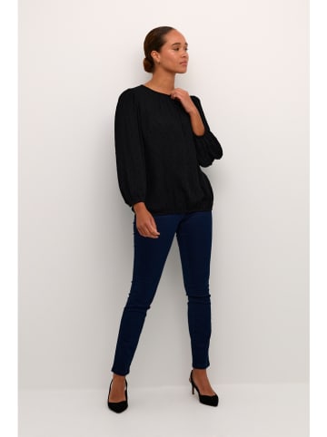 Kaffe Bluse in Schwarz