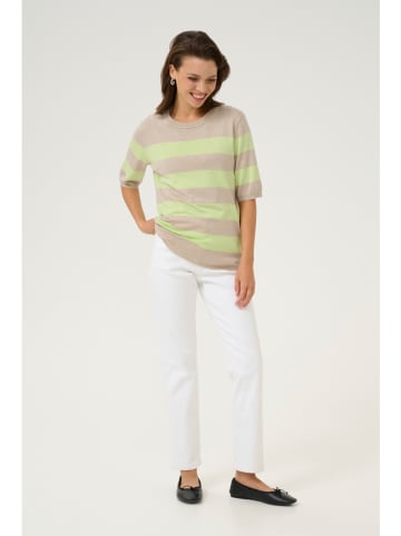 Kaffe Trui beige/geel