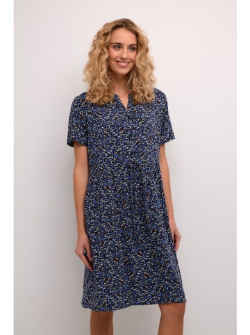 Kaffe Kleid in Dunkelblau