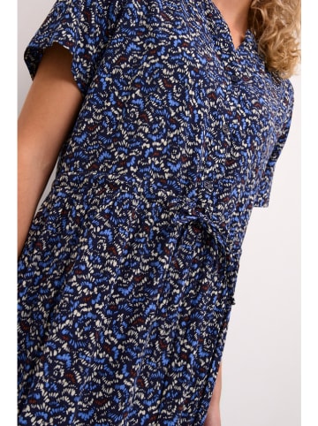 Kaffe Kleid in Dunkelblau