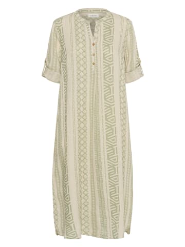 Kaffe Leinen-Kleid in Beige