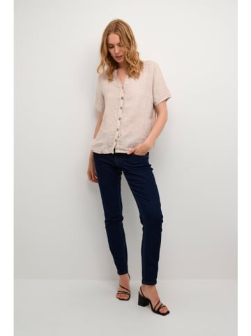 Kaffe Linnen blouse beige