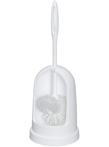 Wenko Zestaw WC w kolorze białym - wys. 40 x Ø 14 cm
