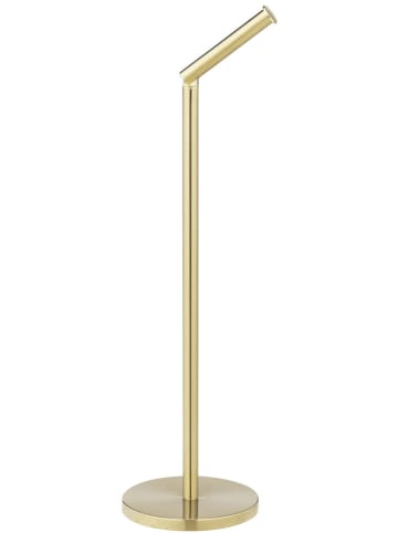 Wenko Toiletrolhouder goudkleurig - (B)21 x (H)55 x (D)17 cm