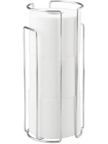 Wenko Ersatzrollenhalter in Silber - (B)14,5 x (H)32 x (T)13 cm