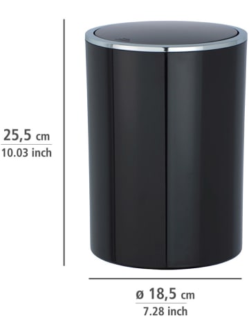 Wenko Kosz w kolorze czarnym na śmieci - 5 l