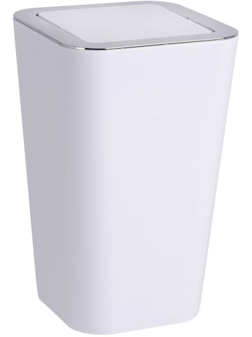 Wenko Schwingdeckeleimer in Weiß - 6 l