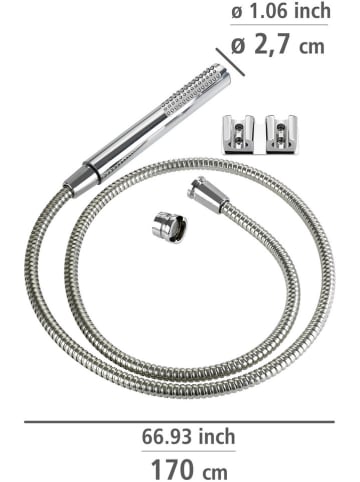 Wenko Waschbeckenbrause in Silber - (H)20 cm