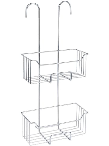 Wenko Thermostat-Duschablage in Silber - (B)25 x (H)55 x (T)14 cm