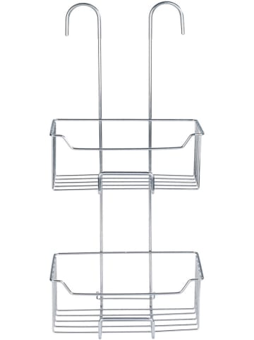 Wenko Thermostat-Duschablage in Silber - (B)25 x (H)55 x (T)14 cm