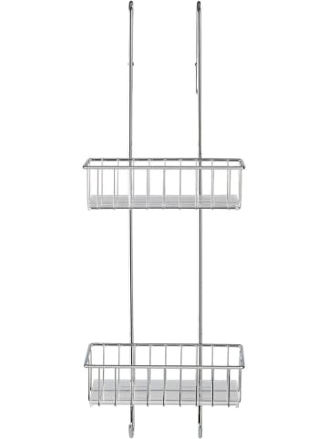 Wenko Duschkabinen-Regal in Silber - (B)24,5 x (H)70 x (T)20 cm