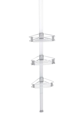 Wenko Telescopisch hoekrek zilverkleurig - (B)35,5 x (H)188 x (D)19,5 cm