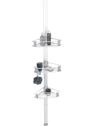 Wenko Telescopisch hoekrek zilverkleurig - (B)35,5 x (H)188 x (D)19,5 cm