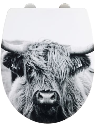 Wenko Automatyczna deska WC "Yak" w kolorze czarno-białym