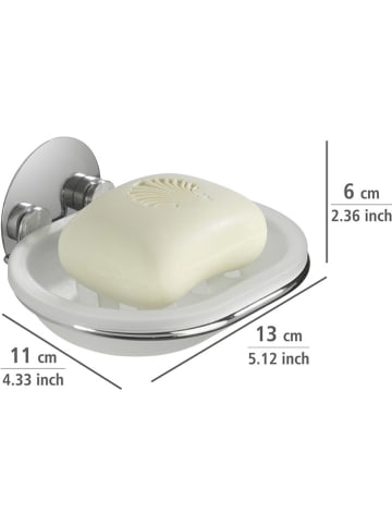 Wenko Zeeprekje zilverkleurig - (B)13 x (H)6 x (D)11 cm