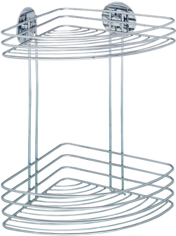 Wenko Duschablage in Silber - (B)26,5 x (H)33 x (T)20 cm