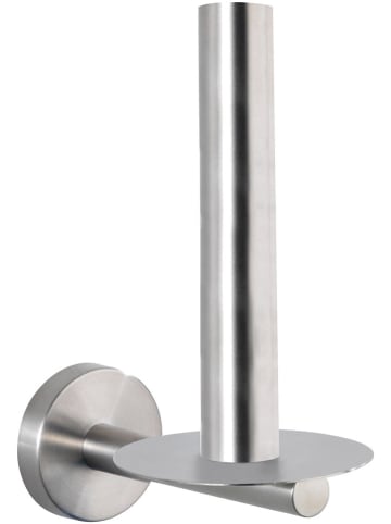 Wenko Ersatzrollenhalter in Silber - (B)8 x (H)18 x (T)12,5 cm