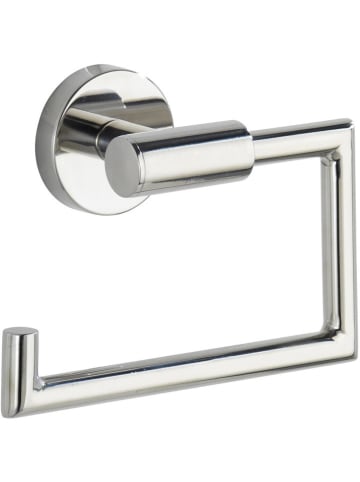 Wenko Toilettenpapierhalter in Silber - (B)15 x (H)10,5 x (T)6,5 cm