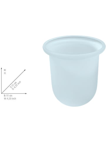 Wenko Vervangingstoiletborstelhouder lichtblauw - (H)11 x  Ø 11 cm