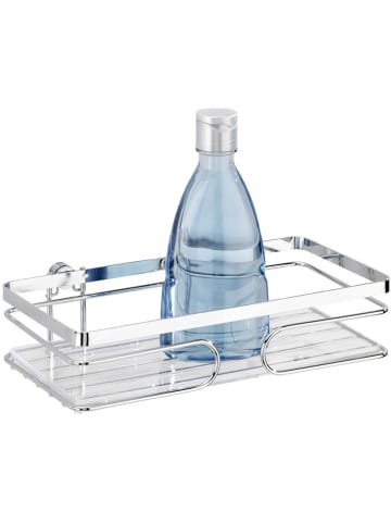 Wenko Półka prysznicowa w kolorze srebrnym - 24 x 6,5 x 13 cm