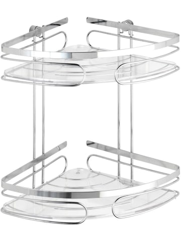 Wenko Hoekrek zilverkleurig - (B)26,5 x (H)27,5 x (D)19 cm