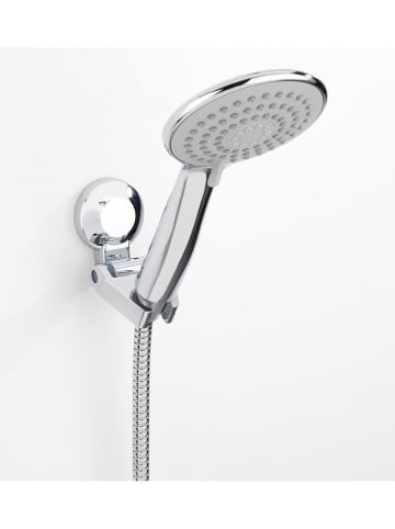 Wenko Duschkopfhalter in Silber - (B)6 x (H)8 x (T)9 cm