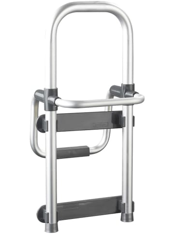 Maximex Badewannen-Einstiegshilfe in Silber - (B)24,5 x (H)52,5 x (T)23 cm