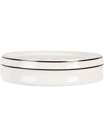 Clayre & Eef Zeepschaaltje wit - (H)3 x  Ø 12 cm