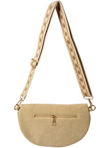 Clayre & Eef Schoudertas beige - (B)25 x (H)16 x (D)7 cm