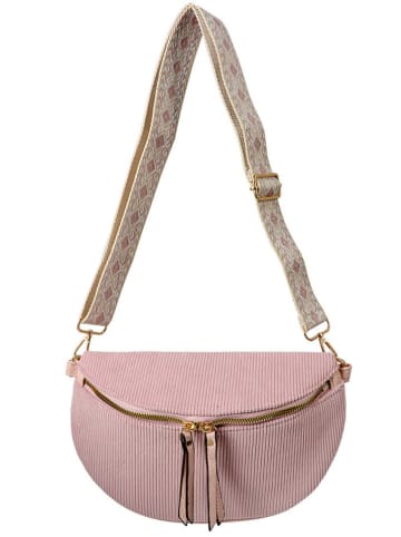 Clayre & Eef Umhängetasche in Rosa - (B)25 x (H)16 x (T)7 cm