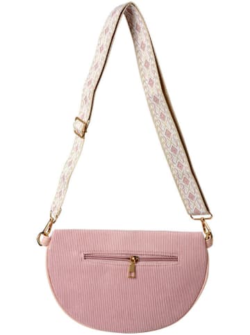Clayre & Eef Umhängetasche in Rosa - (B)25 x (H)16 x (T)7 cm