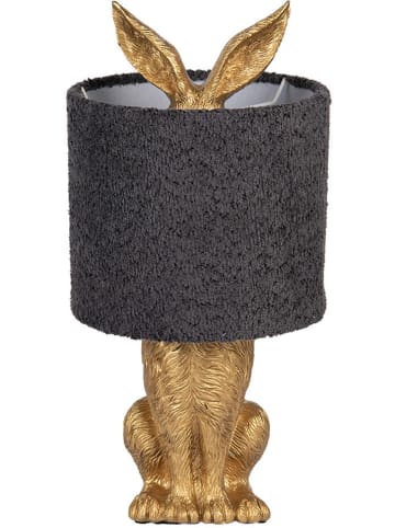Clayre & Eef Tischleuchte in Gold/ Grau - (H)43 x  Ø 20 cm