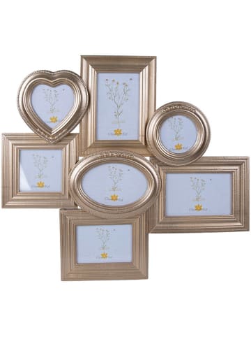 Clayre & Eef Fotolijst goudkleurig - (B)52 x (H)47 cm