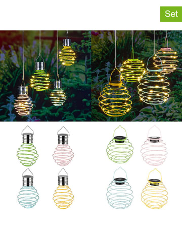 Garden Hero 8er-Set: LED-Solar-Dekoleuchten in Bunt