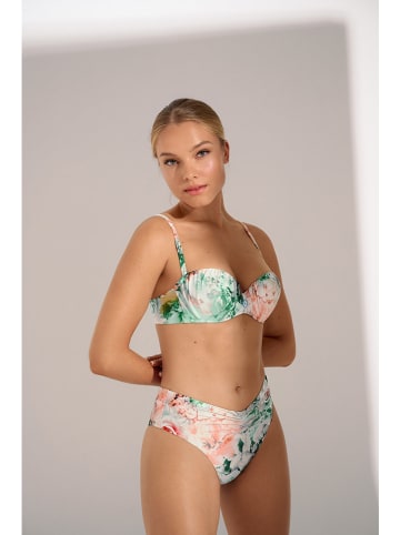 Lisca Bikinislip "Japan" turquoise/lichtroze
