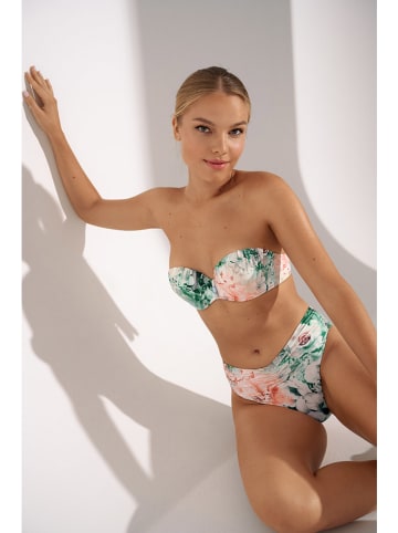 Lisca Bikini-Hose "Japan" in Türkis/ Rosa