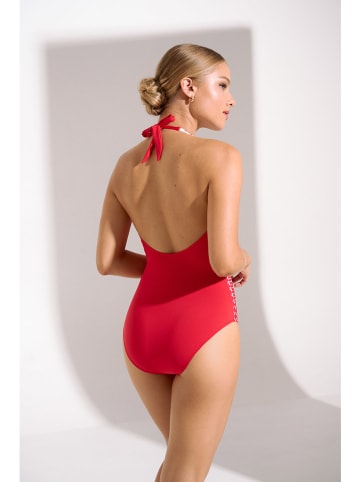 Lisca Badeanzug "Quito" in Rot/ Weiß