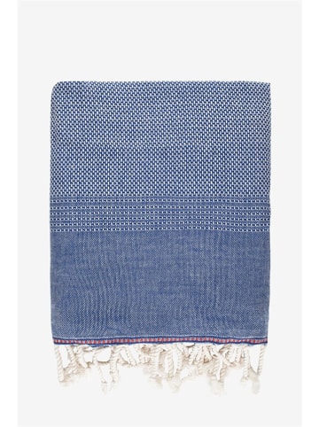 Barine Strandtuch "Tan" in Blau - (L)175 x (B)100 cm