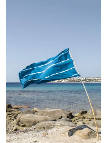 Barine Strandtuch "Flash" in Blau - (L)165 x (B)90 cm