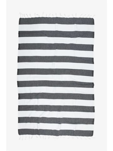 Barine Strandtuch "Mediterranean" in Schwarz - (L)165 x (B)90 cm