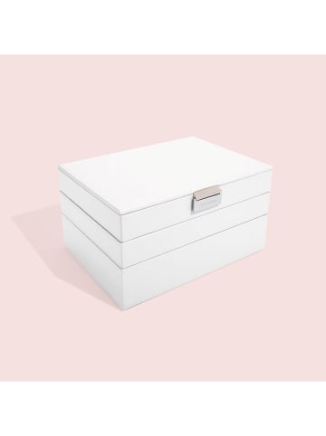Stackers Schmuckkasten in Weiß - (B)25 x (H)18 x (T)13,7 cm