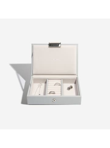 Stackers Schmuckkasten in Grau - (B)18 x (H)12,5 x (T)4,5 cm