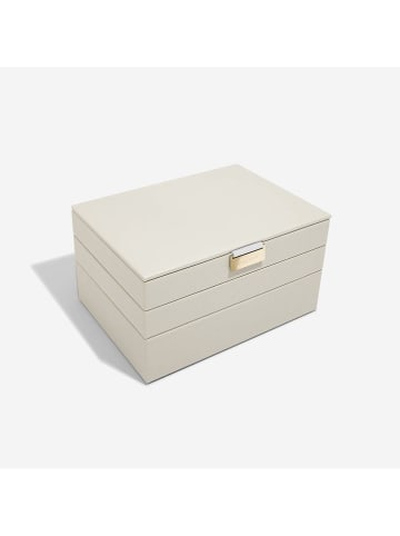 Stackers Schmuckkasten in Creme - (B)25 x (H)18 x (T)13,7 cm