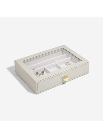 Stackers Schmuckkasten "Classic" in Creme - (B)25 x (H)18 x (T)5,6 cm